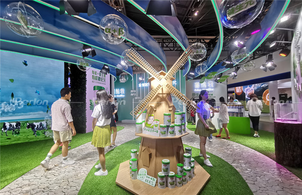 伊利集團展臺設(shè)計搭建