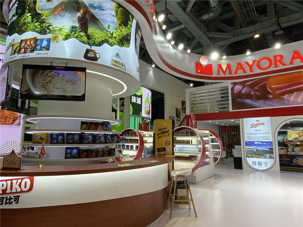 MAYORA進博會展臺設(shè)計搭建